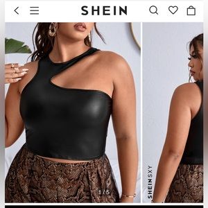 Shein Black Cutout Tank